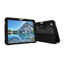 MAXCases Extreme FolioX for iPad 10 & 11th gen (BlackSmooth Wipeable