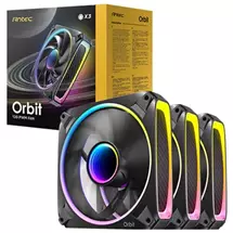 Antec Orbit 120 ARGB 120 mm PWM Fan Triple Pack (MPN: 0761345400596)