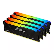 Kingston Technology FURY Beast 128GB 3600MT/s DDR4 CL18 DIMM (Kit of