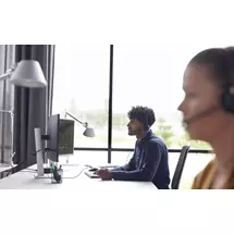 Poly EncorePro 320 with Quick Disconnect Binaural Headset TAA