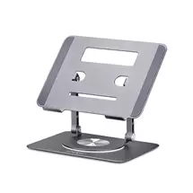 StarTech.com Rotating Laptop Stand, 360 Swivel, Ergonomic Desk Riser