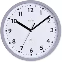 Acctim Nardo Radio Controlled Wall Clock 200mm Diameter Mist - 74667