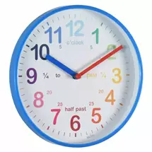 Acctim Wickford Time Teaching Wall Clock With Multicoloured Numbers