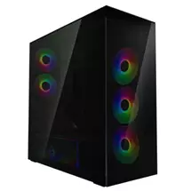 ARCTIC Xtender VG (Black) Premium EATX PC Case with Vertical GPU