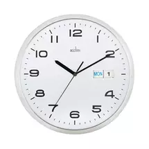Acctim Supervisor Quartz Wal Clock With Day and Date Display 320mm