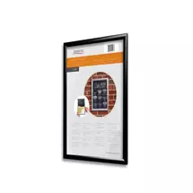 Picture Frames | Deflecto A4 Tamperproof 25mm Snap Frame Silver - SFA4STP