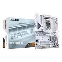 GIGABYTE B850 EAGLE ICE Motherboard  AMD Ryzen 9000 Series CPUs, 8+2+2