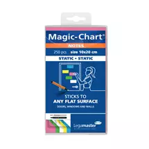 Rectangle | Legamaster Magic-Chart note 10x20cm assorted 250pcs