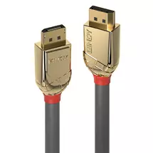 Lindy 1m DisplayPort 1.4 Cable, Gold Line | In Stock