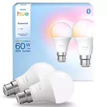 Smart Lighting | Philips Hue Essential WCA B22 2P | In Stock | Quzo UK