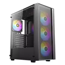 Mid Tower Case | Antec AX65 ARGB Midi Tower Black | In Stock | Quzo UK