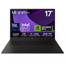 LG Gram Pro 17Z90TRE 17" Hybrid AI Laptop  Intel® Core™ Ultra 7 255H,