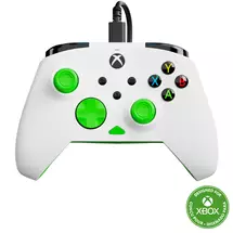 Turtle Beach Rematch Core White and Green Wired Gaming Controller with