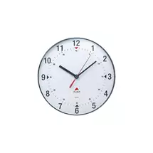 Clocks | Alba Quartz Magnetic Wall Clock 250mm Diameter Black - HORCLASMAG