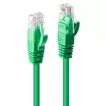 Lindy 5m Cat.6 U/UTP Network Cable, Green | In Stock