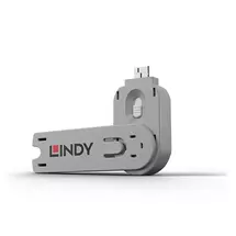 Lindy | Lindy USB Type A Port Blocker Key, White | In Stock