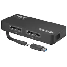Graphics Adapters | Plugable Technologies 4K DisplayPort and HDMI Dual Monitor Adapter for
