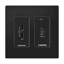 Crestron HD-RXU-4KZ-101-2G-B AV extender AV receiver Black