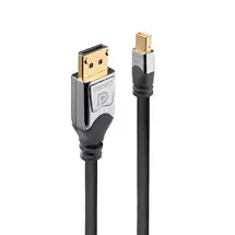 Lindy Displayport Cables | Lindy 0.5m CROMO Mini DisplayPort to DisplayPort Cable