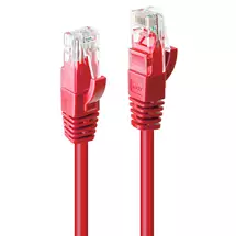 Lindy 5m Cat.6 U/UTP Network Cable, Red | In Stock