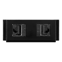 AMX HPX-N102-RJ45 outlet box Black | In Stock | Quzo UK