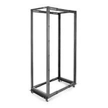 Startech Rack Cabinets | StarTech.com 4Post 42U Mobile Open Frame Server Rack, Four Post 19"