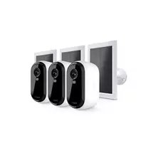 Arlo Essential 3 2K Security Camera, 3cam with Solar Panel, IP