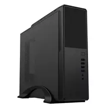 CiT S014C Micro ATX Slim Desktop Case, 300W PSU, Mesh Front, 80mm Fan,