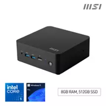 MSI  | MSI Cubi NUC 1M Intel Core 5 120U Desktop PC, NUC, SFF, Mini Computer,