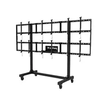 Peerless DS-C555-3X2 multimedia cart/stand Black Flat panel