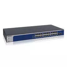 NETGEAR XS724EM Managed L2 10G Ethernet (100/1000/10000) 1U Blue, Grey