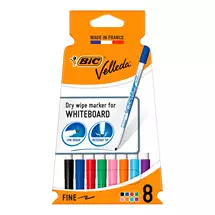 Bic Velleda 1721 Whiteboard Marker Bullet Tip 1.5mm Line Assorted