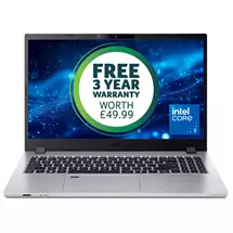 Acer TravelMate | Acer TravelMate P2 (TMP21555)  Intel Core 3, 8GB, 256GB SSD, 15.6"