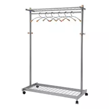 Alba PMLUX6 coat rack Floorstanding 8 hook(s) Silver