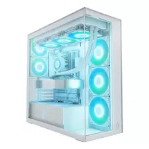 Tempered Glass PC Case | ARCTIC Xtender (White) Premium E-ATX PC Case | In Stock