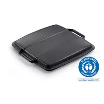 Durable 1800506221 trash can accessory Black Lid | In Stock