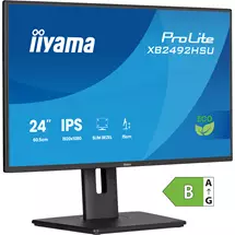 24 Inch Monitors | iiyama ProLite 24” IPS Full HD panel with 4side slim bezel, B energy