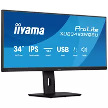 Monitors | iiyama ProLite 34” IPS ultrawide flat screen with PiP, PBP and height