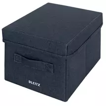 Leitz  | Leitz Fabric Storage Box with lid small , pack of 2