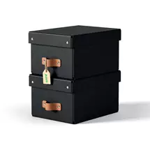 Leitz Puro Storage Box with lid, small, 7L, 100% recycled card, pack