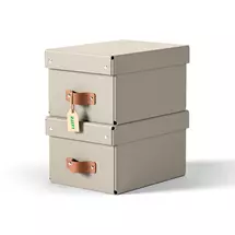 Leitz Puro Storage Box with lid, small, 7L, 100% recycled card, pack