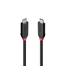 Lindy Cables | Lindy 2m USB4 240W Type C Cable, Black Line | In Stock