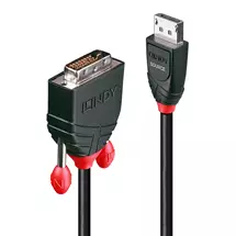 Lindy Video Cable | Lindy 5m DisplayPort to DVI Cable | In Stock | Quzo UK