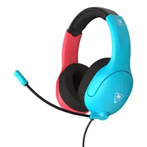 Turtle Beach Headphones | Turtle Beach Airlite Fit Neon Blue and Red Wired Gaming Headset with