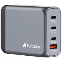 Verbatim Mobile Device Chargers | Verbatim GNC100 GaN Charger 100W with 2 x USBC PD 100W / 1 x USBC PD