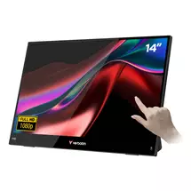 Up to 20" Monitors | Verbatim Portable 14" FHD Touch Monitor LIGHT | Quzo UK