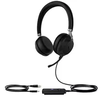 Yealink  | Yealink UH38 Dual Teams -BAT USB-C-USB Wired Headset