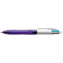 Bic Pen Sets | BIC 4 Colours Grip Blue, Green, Pink, Purple Clipon retractable