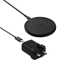 Belkin | Belkin BoostCharge Mobile phone Black AC, USB Wireless charging Indoor