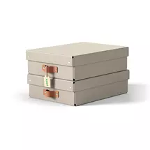 Storage Boxes | Leitz Puro Storage Box with lid, medium low, 8L, 100% recycled card,